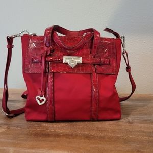 NWT Brighton Red "Bentley Bellissimo" Convertible Purse
